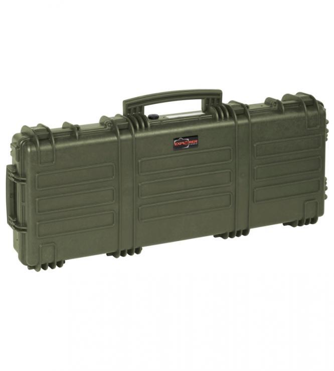 Odolný vodotěsný kufr na zbraně 9413, zelený prázdný