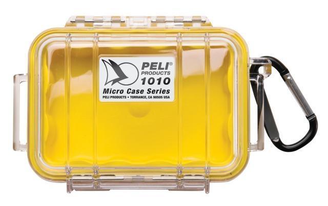 Peli Protector Case™ Micro case 1010 žlutý s průhledným víkem prázdný