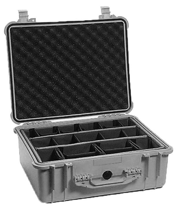 Peli Protector Case™ Protector Case 1550EU stříbrný se stavitelnými přepážkami