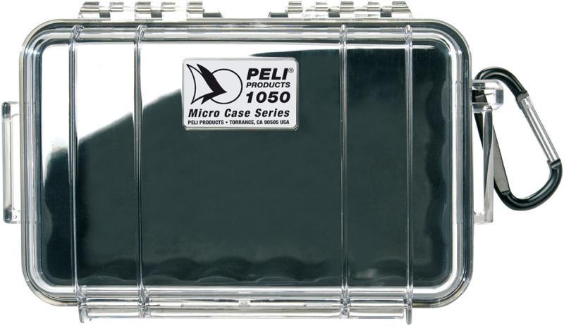 Peli Protector Case™ Micro case 1050 černý s průhledným víkem prázdný