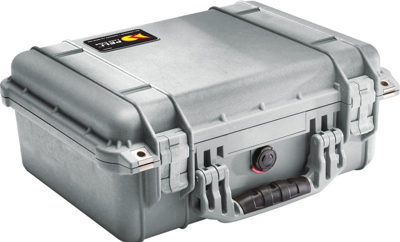 Peli Protector Case™ Protector Case 1450EU stříbrný se stavitelnými přepážkami
