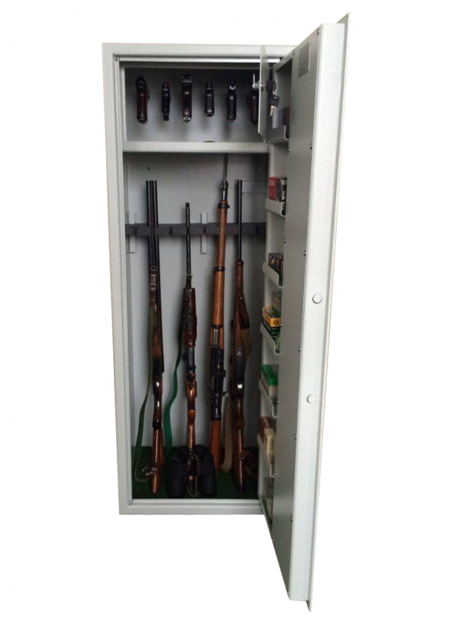 Skříň na devět zbraní ZJ 10 UNIVERSAL, světle šedá
