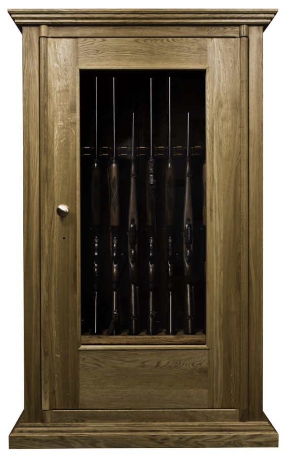 Luxusní prosklený trezor pro deset zbraní Panorama I.