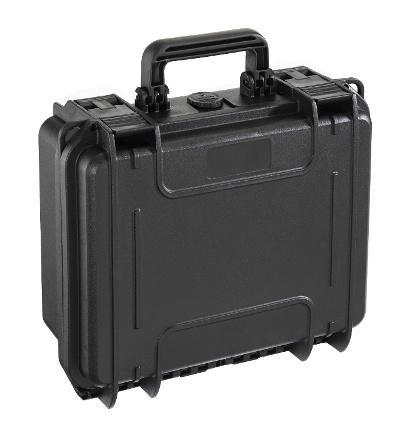 Odolný vodotěsný kufr TS 300 S, s pěnou, černý