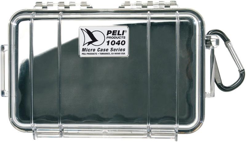 Peli Protector Case™ Micro case 1040 černý s průhledným víkem prázdný