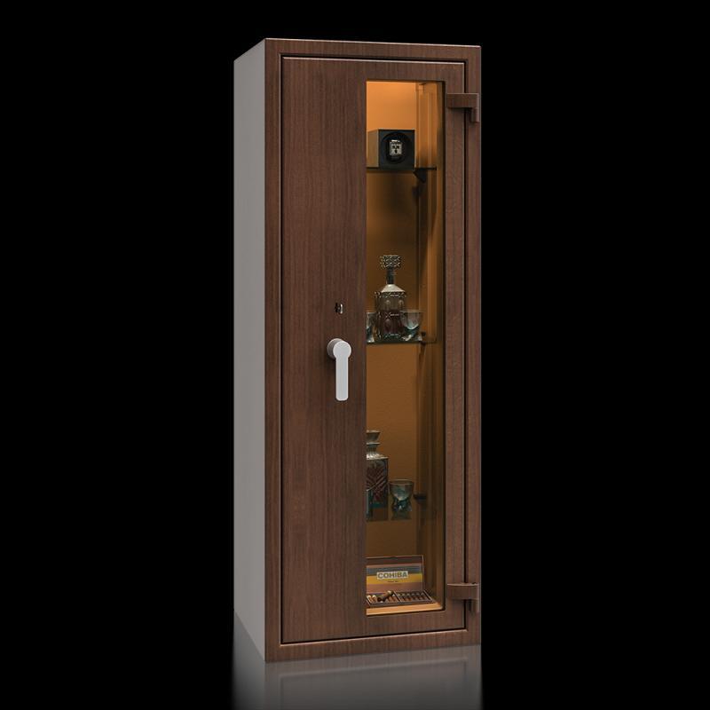 Prosklený trezor St. Gallen WF VITRINA 56412.01S KL, wood line